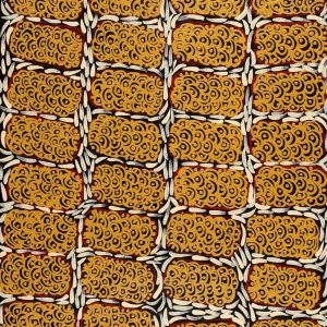 Watiya-warnu Jukurrpa (Seed Dreaming) by Drusilla Nangala Spencer