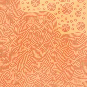 Yankirri Jukurrpa (Emu Dreaming) - Ngarlikirlangu by Omay Nampijinpa Gallagher