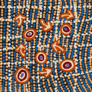 Yankirri Jukurrpa (Emu Dreaming) - Ngarlikirlangu by Sabrina Nungarrayi Gibson