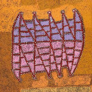 Ngapa Jukurrpa (Water Dreaming)  -  Puyurru by Clarissa Nangala Williams