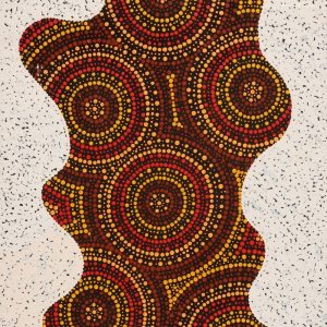 Pamapardu Jukurrpa (Flying Ant Dreaming)  - Warntungurru by Kara Napangardi Ross