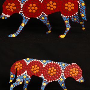 Snowy by Warlukurlangu Artists