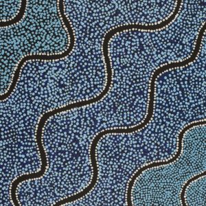 Warna Jukurrpa (Snake Dreaming) by Danilda Nakamarra White