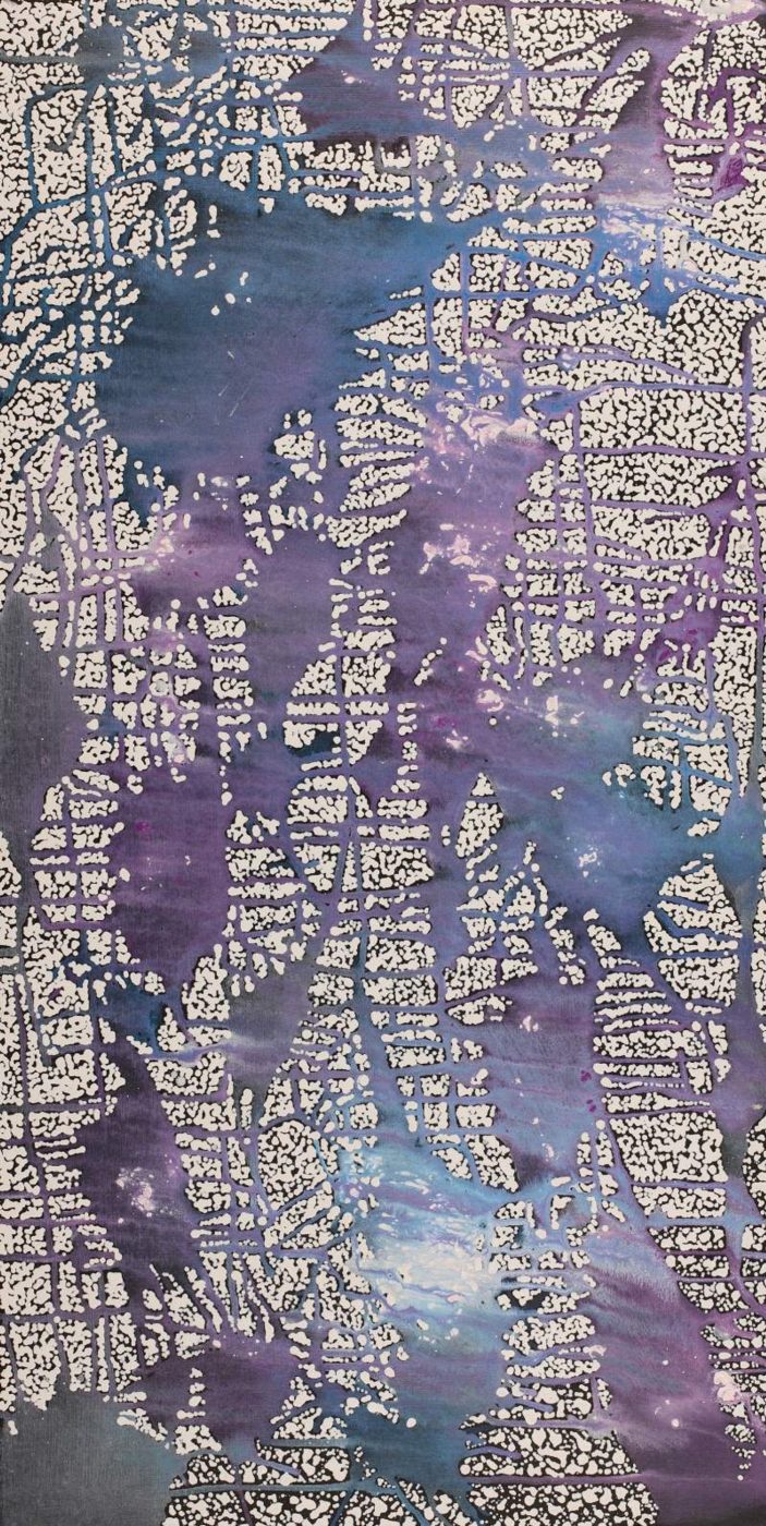 Nguru Yurntumu-wana (Country around Yuendumu) by Cherylyn Napangardi Granites