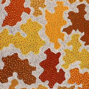 Patterns of the Landscape around Yuendumu by Sarah-Jane Nampijinpa Singleton