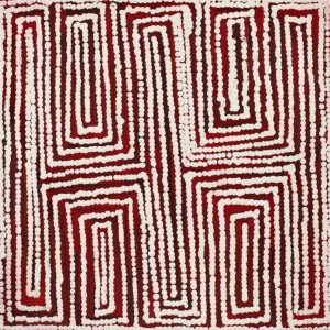 Ngapa Jukurrpa (Water Dreaming)  - Mikanji by Agnes Nampijinpa Brown