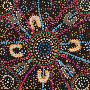 Jintiparnta Jukurrpa (Desert Truffle Dreaming) - Mina Mina by Tina Napangardi Martin