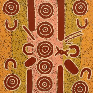 Ngapa Jukurrpa (Water Dreaming)  -  Puyurru by Alfreda Nungarrayi Martin