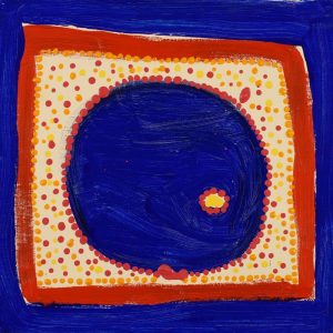 Ngapa Jukurrpa (Water Dreaming)  -  Puyurru by Tasha Nampijinpa Collins