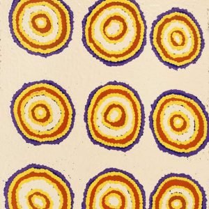 Warna Jukurrpa (Snake Dreaming) by Roschelle Nampijinpa Major