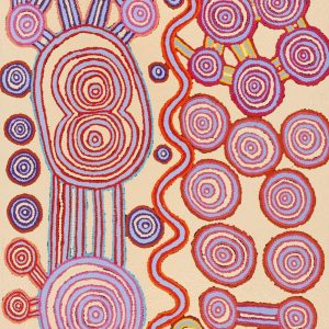Warna Jukurrpa (Snake Dreaming) by Roschelle Nampijinpa Major