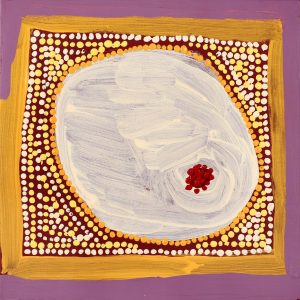 Ngapa Jukurrpa (Water Dreaming)  -  Puyurru by Tasha Nampijinpa Collins