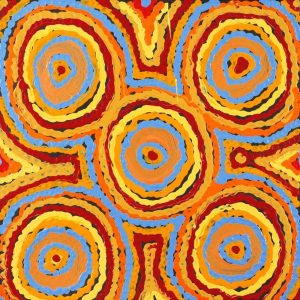 Warna Jukurrpa (Snake Dreaming) by Roschelle Nampijinpa Major