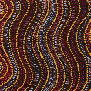 Patterns of the Landscape around Yuendumu by Kathleen Nampijinpa Spencer