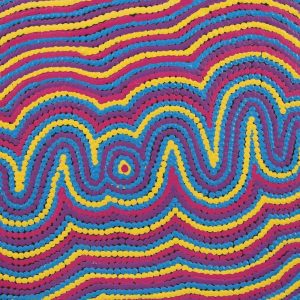 Pikilyi Jukurrpa (Vaughan Springs Dreaming) by Selina Napanangka Fisher