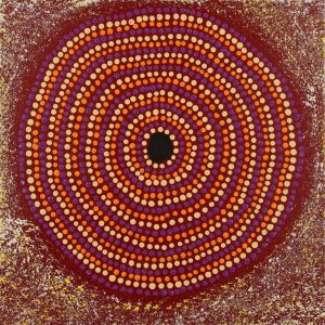 Puturlu Jukurrpa (Mt Theo Dreaming) by Shirley Napanangka Martin