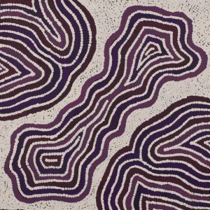 Yarla Jukurrpa (Bush Potato Dreaming) - Cockatoo Creek by Alicka Napanangka Brown