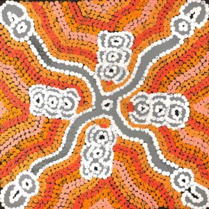 Watiya-warnu Jukurrpa (Seed Dreaming) by Narelle Nangala Brown