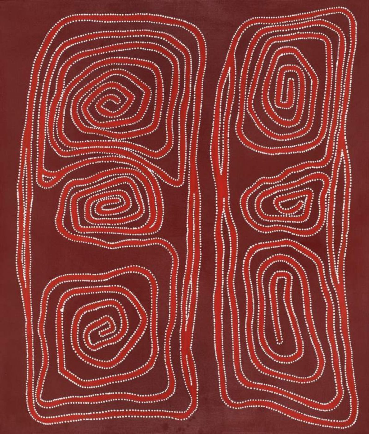 Yarla Jukurrpa (Bush Potato Dreaming) - Yumurrpa by Stephanie Napurrurla Nelson