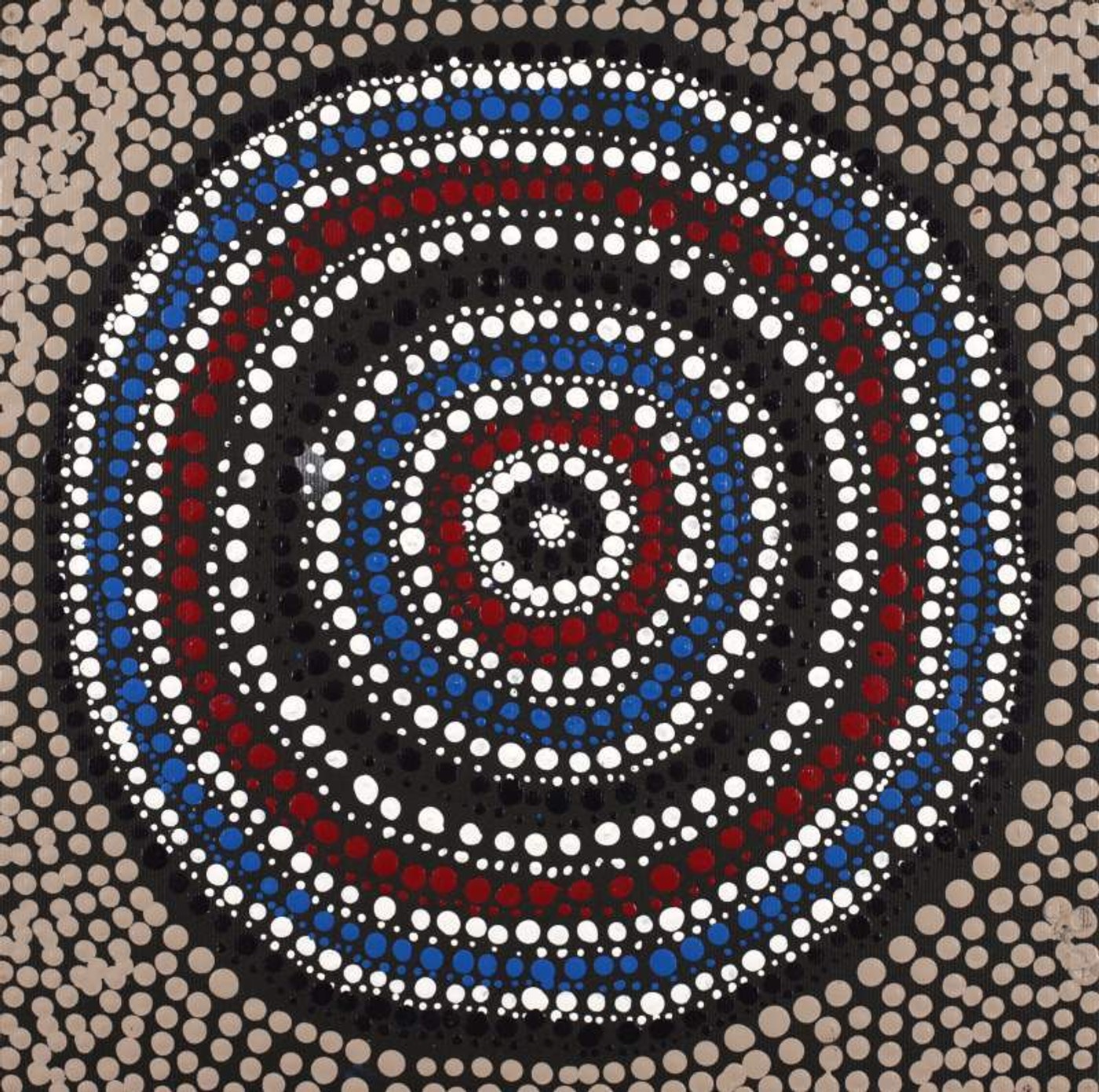Warna Jukurrpa (Snake Dreaming) by Valma Nakamarra White