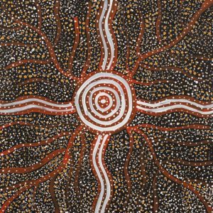 Ngalyipi Jukurrpa (Snake Vine Dreaming) - Purturlu by Ingrid Napangardi Williams