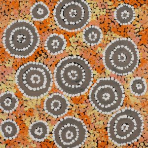 Ngalyipi Jukurrpa (Snake Vine Dreaming) - Purturlu by Anthony Jangala Hargraves