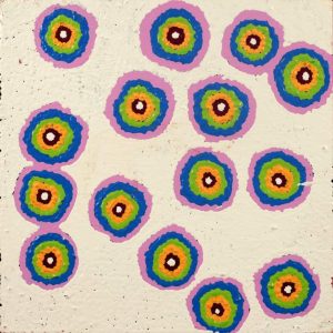 Yawakiyi Jukurrpa (Native Currant Dreaming) by Geraldine Napurrurla Wilson