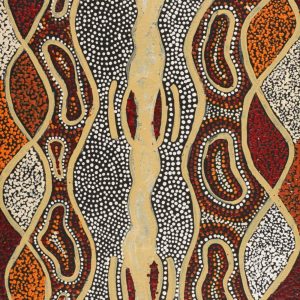 Wanakiji Jukurrpa (Bush Tomato Dreaming) by Selma Napanangka Tasman