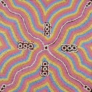 Watiya-warnu Jukurrpa (Seed Dreaming) by Narelle Nangala Brown