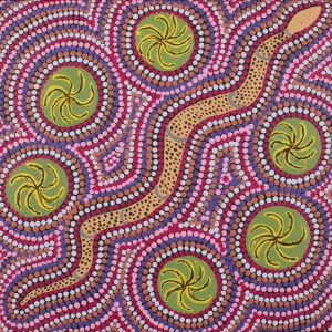 Warna Jukurrpa (Snake Dreaming) by Selina Nakamarra Gorey