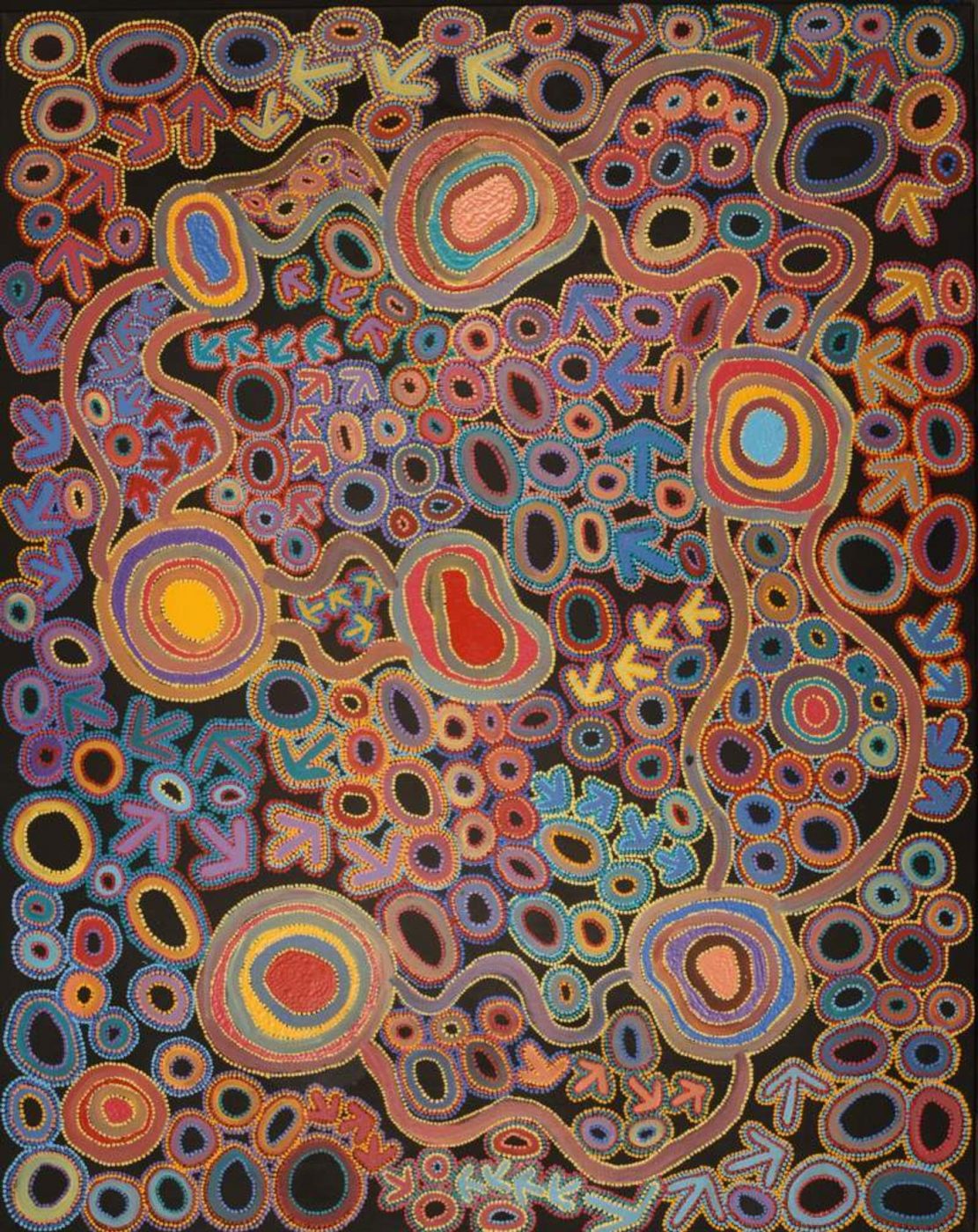 Yankirri Jukurrpa (Emu Dreaming) - Ngarlikirlangu by Lee Nangala Gallagher