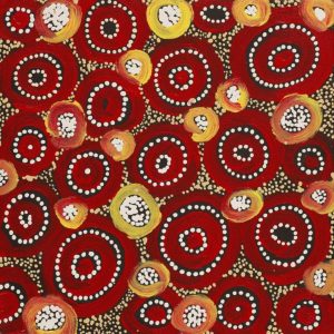 Ngapa Jukurrpa (Water Dreaming)  - Mikanji by Wendy Nungarrayi Brown