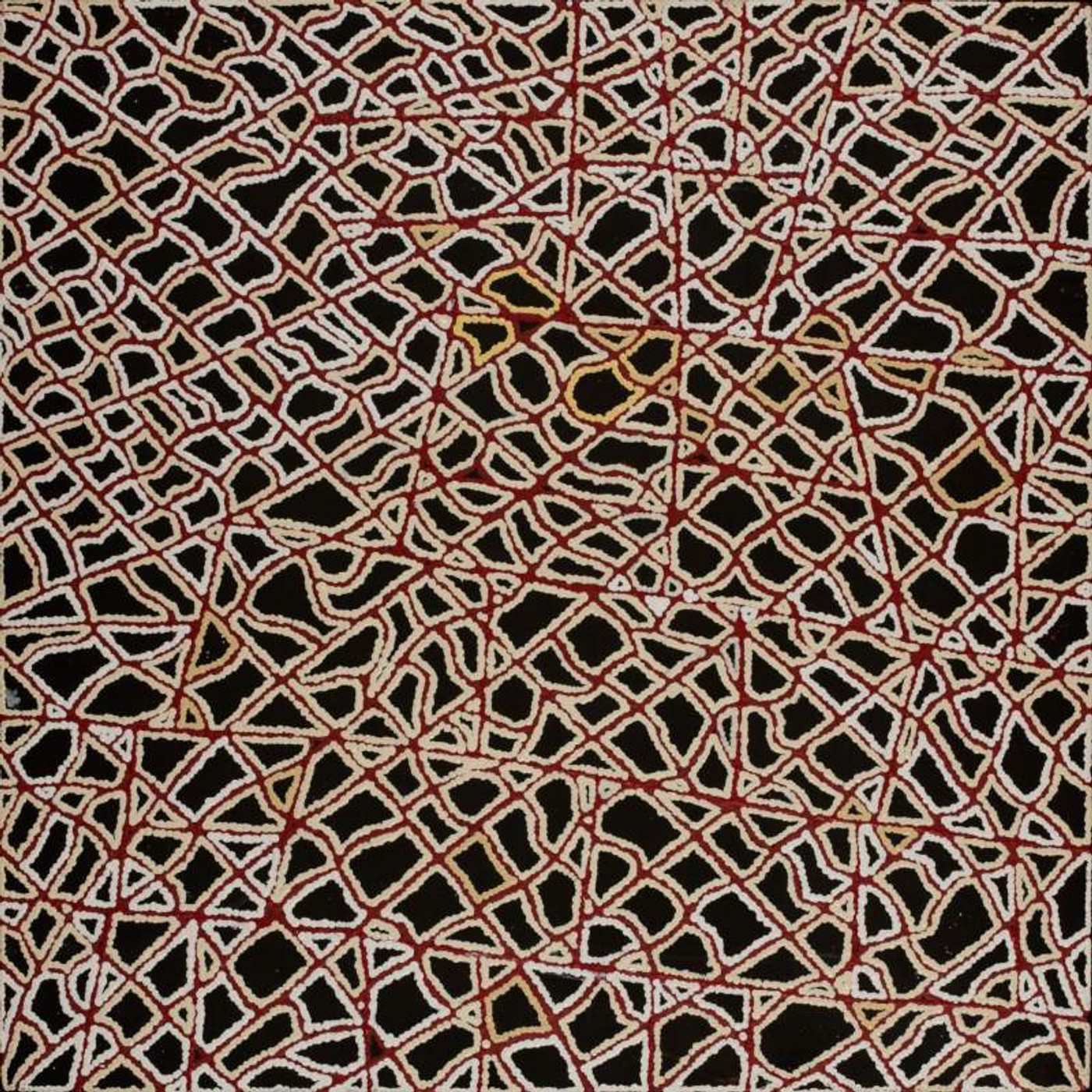 Ngapa Jukurrpa (Water Dreaming)  -  Puyurru by Delores Nangala Robertson