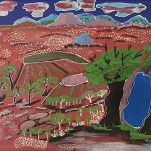 Nguru Yurntumu-wana (Country around Yuendumu) by Martha Nakamarra Poulson