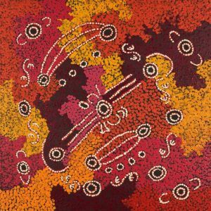 Wardapi Jukurrpa (Goanna Dreaming) - Yarripilangu by Ruth Nungarrayi Spencer