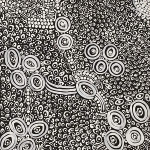 Wanakiji Jukurrpa (Bush Tomato Dreaming) by Margaret Napanangka Brown