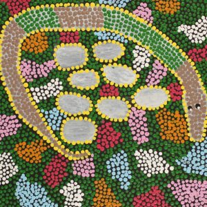 Warna Jukurrpa (Snake Dreaming) by Wilfred Wood