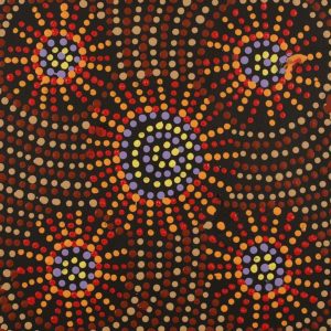 Jintiparnta Jukurrpa (Desert Truffle Dreaming) - Mina Mina by Tina Napangardi Martin