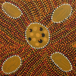 Ngurlu Jukurrpa (Native Seed Dreaming) by Deborah Napangardi Williams