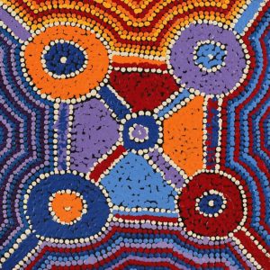 Patterns of the Landscape around Yuendumu by Savannah Napurrurla Ross