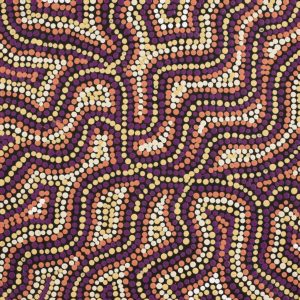 Ngapa Jukurrpa (Water Dreaming) - Wapurtali by Caroline Nakamarra Gibson