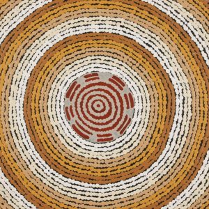 Pamapardu Jukurrpa (Flying Ant Dreaming)  - Warntungurru by Mickaela Napangardi Lankin
