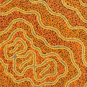Mina Mina Jukurrpa (Mina Mina Dreaming) by Antoinette Napanangka Brown