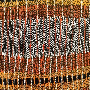 Ngapa Jukurrpa (Water Dreaming)  -  Pirlinyarnu by Sabrina Nangala Robertson