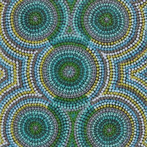 Wanakiji Jukurrpa (Bush Tomato Dreaming) by Meggerie Napanangka Brown