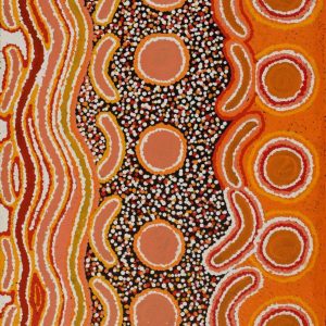 Mina Mina Jukurrpa (Mina Mina Dreaming) - Ngalyipi by Angharad Napurrurla Gibson