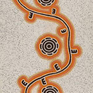 Pamapardu Jukurrpa (Flying Ant Dreaming)  - Warntungurru by Kara Napangardi Ross