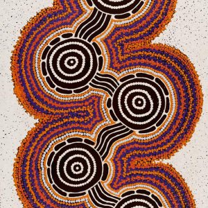 Pamapardu Jukurrpa (Flying Ant Dreaming)  - Warntungurru by Theresa Napurrurla Ross