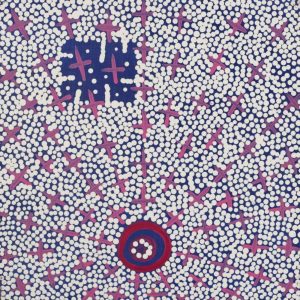 Ngatijirri Jukurrpa (Budgerigar Dreaming) by Verona Nungarrayi Jurrah