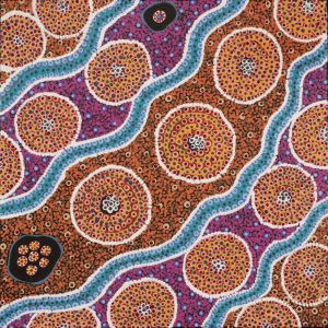 Kaliny-kalinypa / Ultukunpa Jukurrpa  -  Honey Grevillea Dreaming by Brenda Armstrong